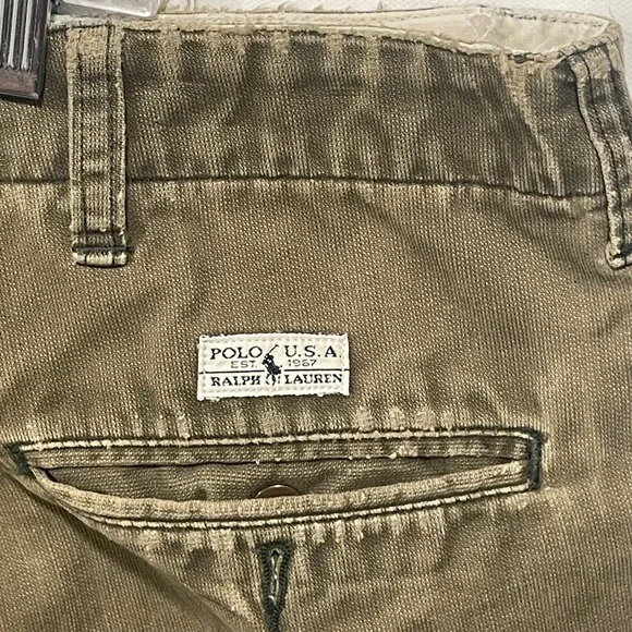 Polo Ralph Lauren Men Khaki Straight Leg Casual Pants Size 38x31 - Picture 6 of 9